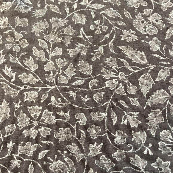 EUC. Women’s Gray & White Floral Cowl Neck T -Shirt Dress. Sleeveless. Size XL. - Picture 3 of 6